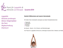 Tablet Screenshot of logopaedie-wetzlar.de